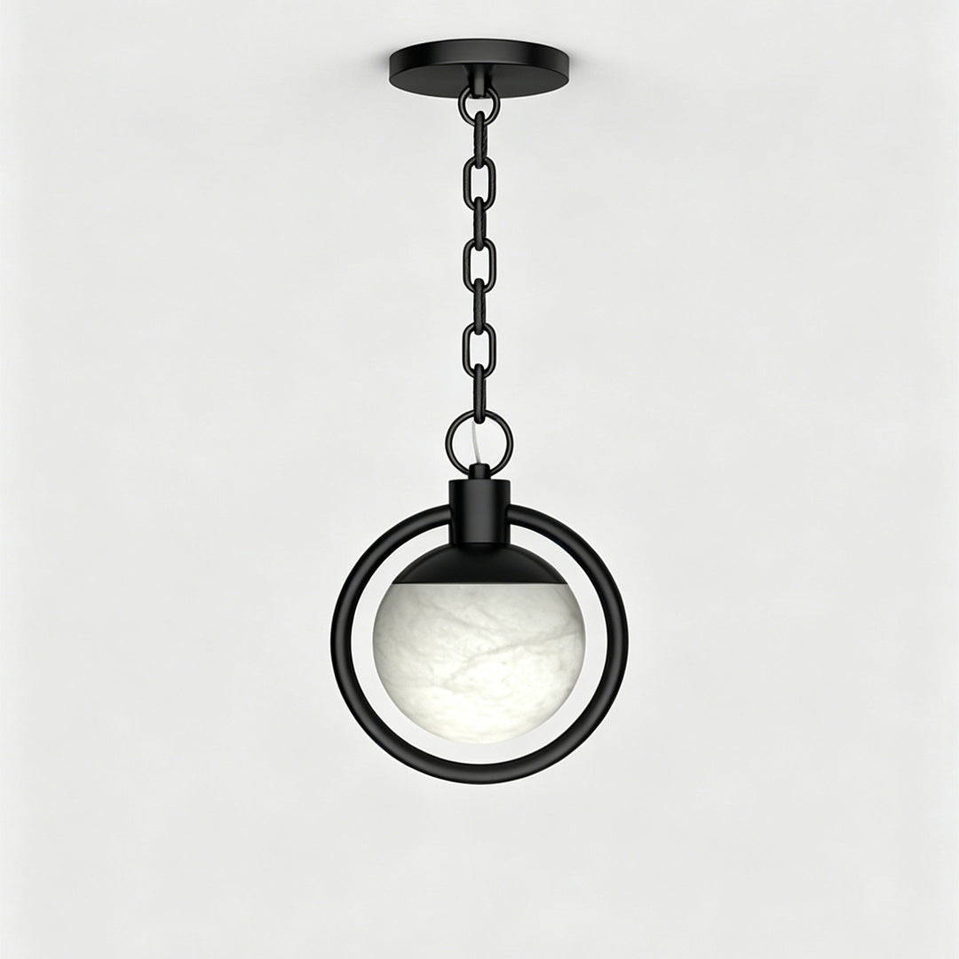 Alabaster Orb Chain Pendant Lamp - Vakkerlight