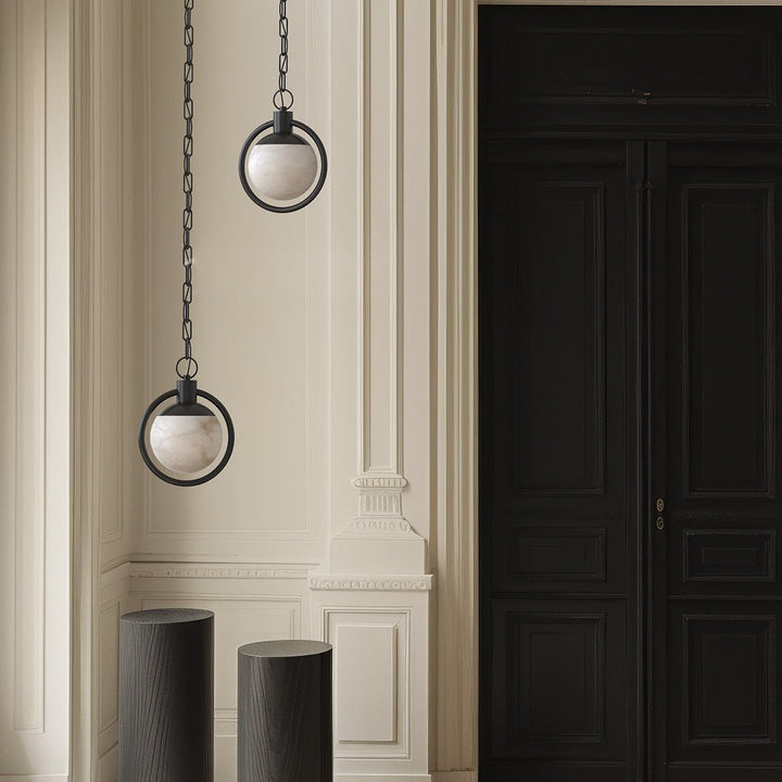 Alabaster Orb Chain Pendant Lamp - Vakkerlight
