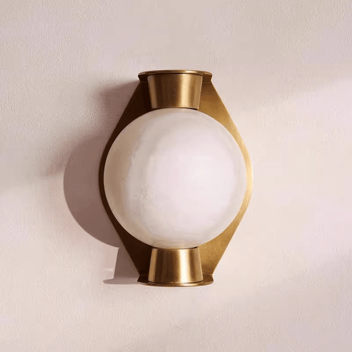 Alabaster Orb Sconce - Vakkerlight