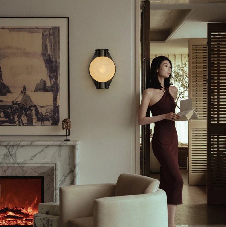 Alabaster Orb Sconce - Vakkerlight