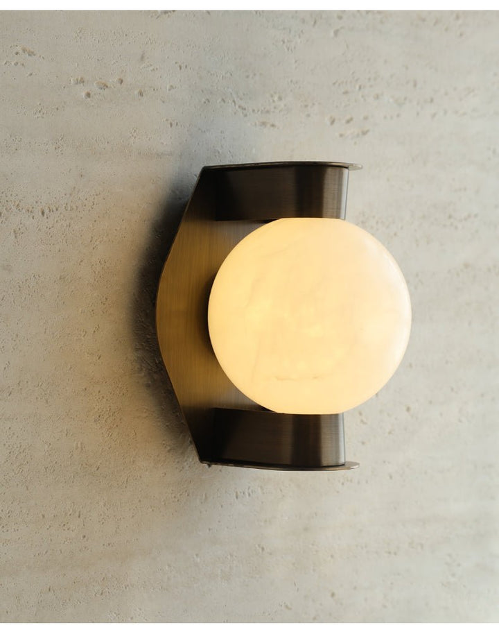 Alabaster Orb Sconce - Vakkerlight