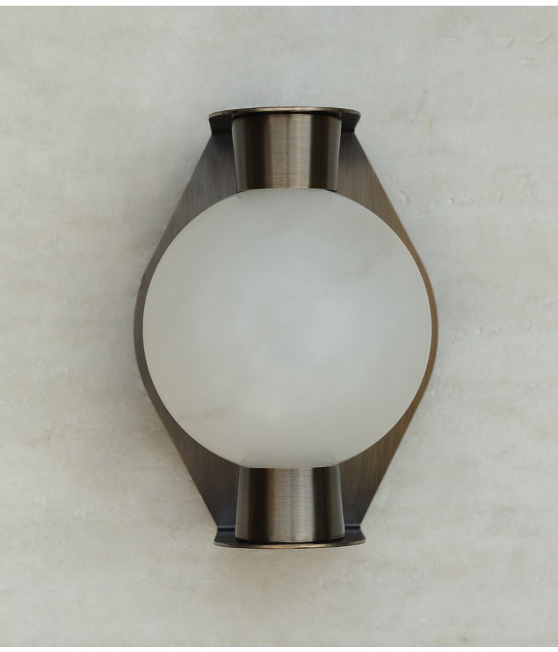 Alabaster Orb Sconce - Vakkerlight
