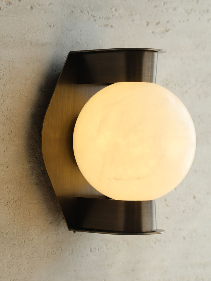 Alabaster Orb Sconce - Vakkerlight