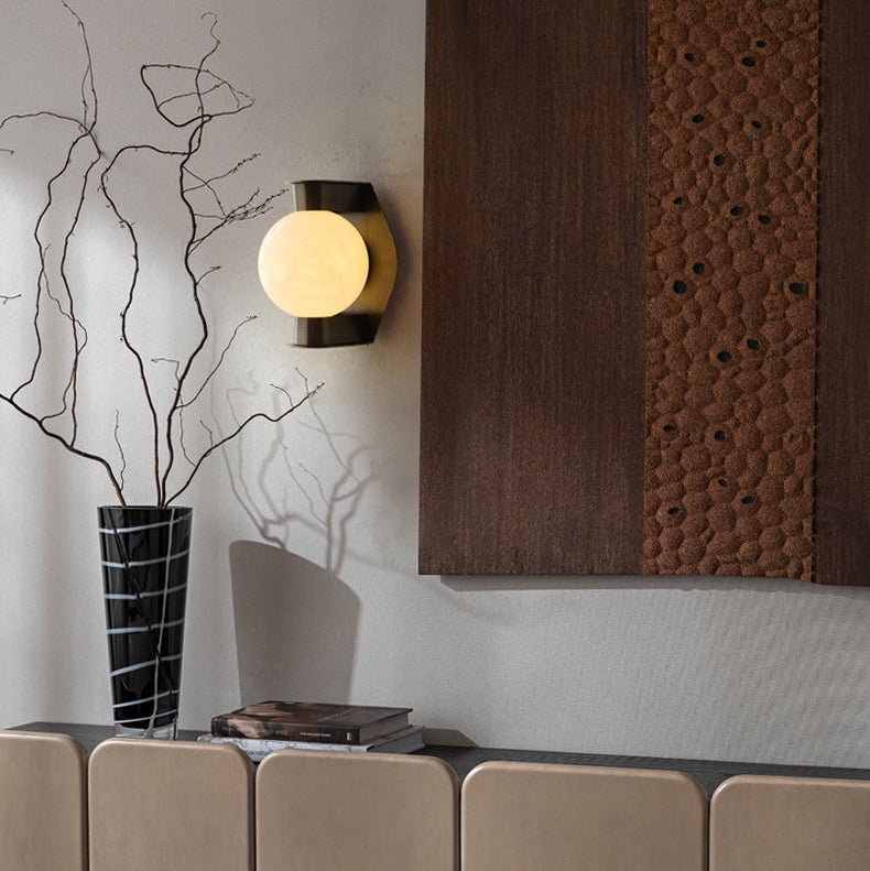 Alabaster Orb Sconce - Vakkerlight