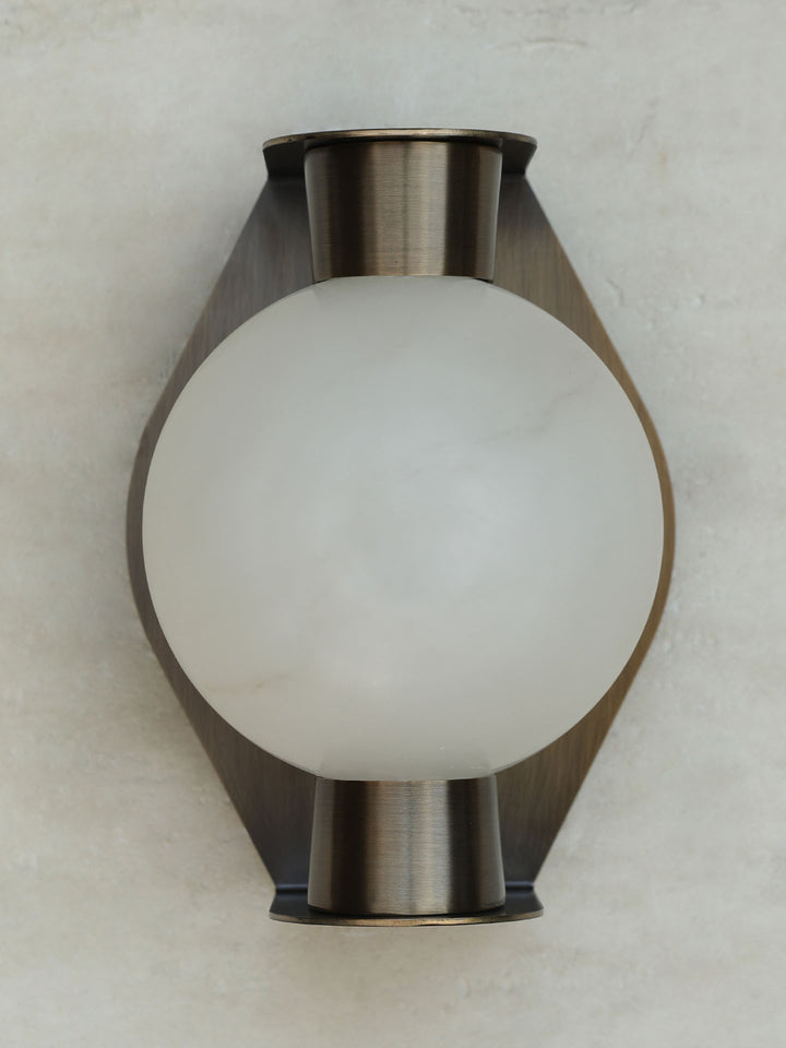 Alabaster Orb Sconce - Vakkerlight
