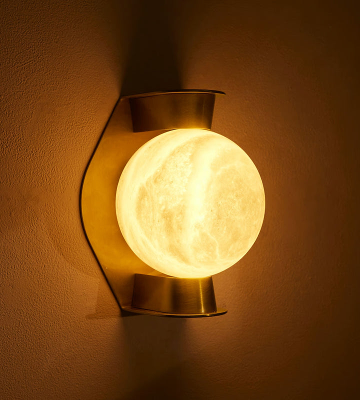 Alabaster Orb Sconce - Vakkerlight