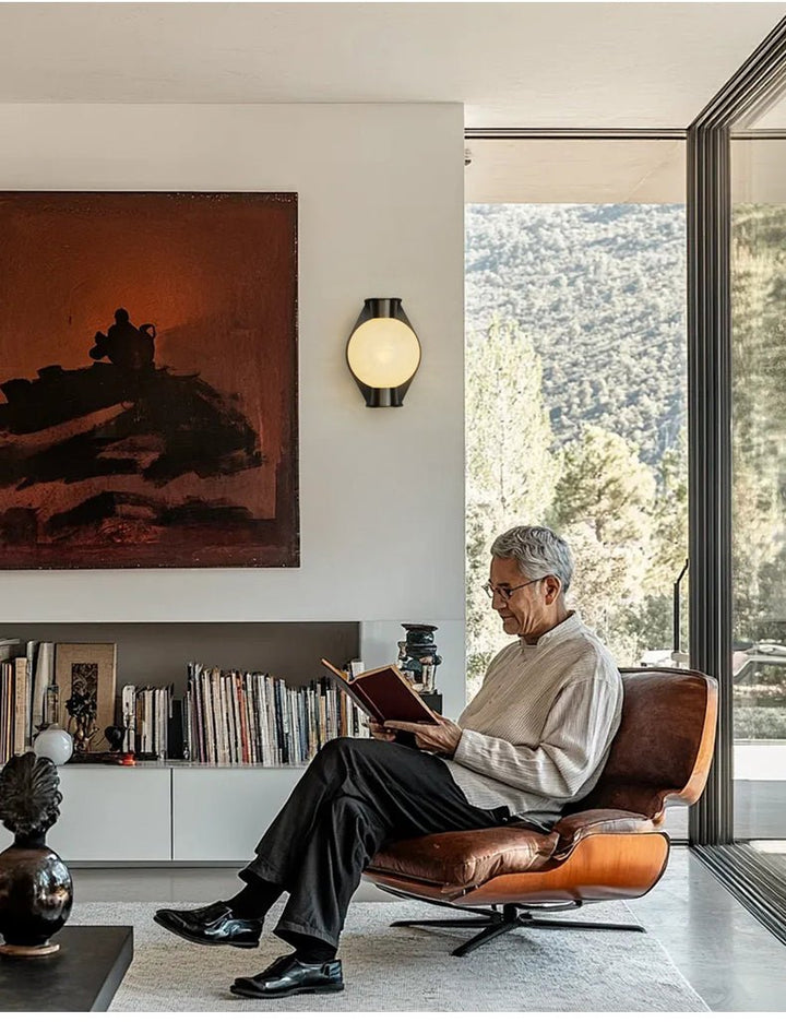 Alabaster Orb Sconce - Vakkerlight