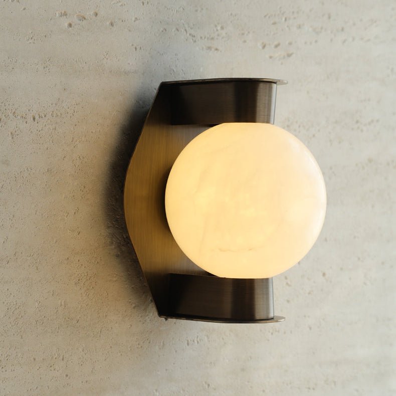 Alabaster Orb Sconce - Vakkerlight