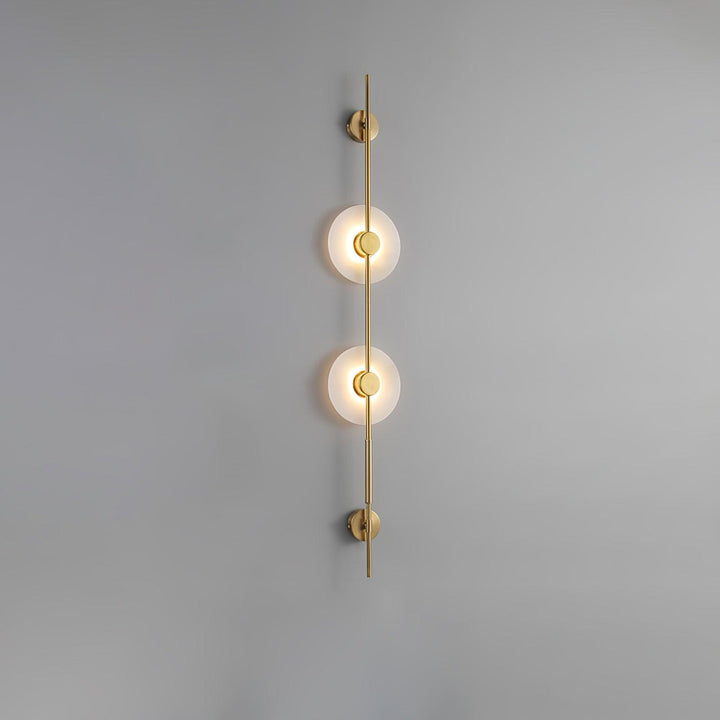 Alabaster Orb Vertical Wall Sconce - Vakkerlight