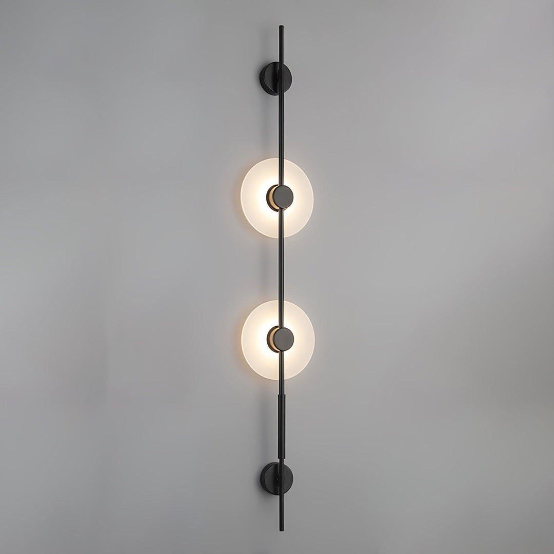 Alabaster Orb Vertical Wall Sconce - Vakkerlight