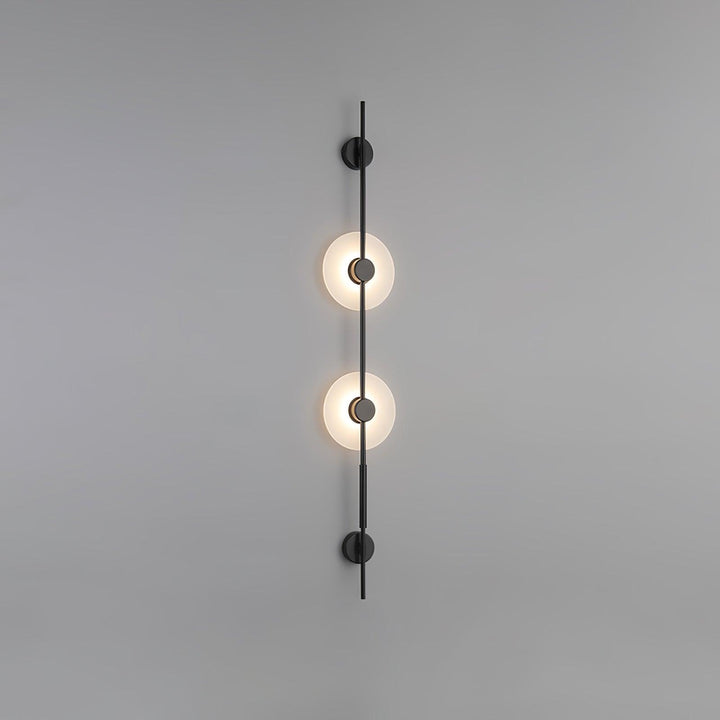 Alabaster Orb Vertical Wall Sconce - Vakkerlight