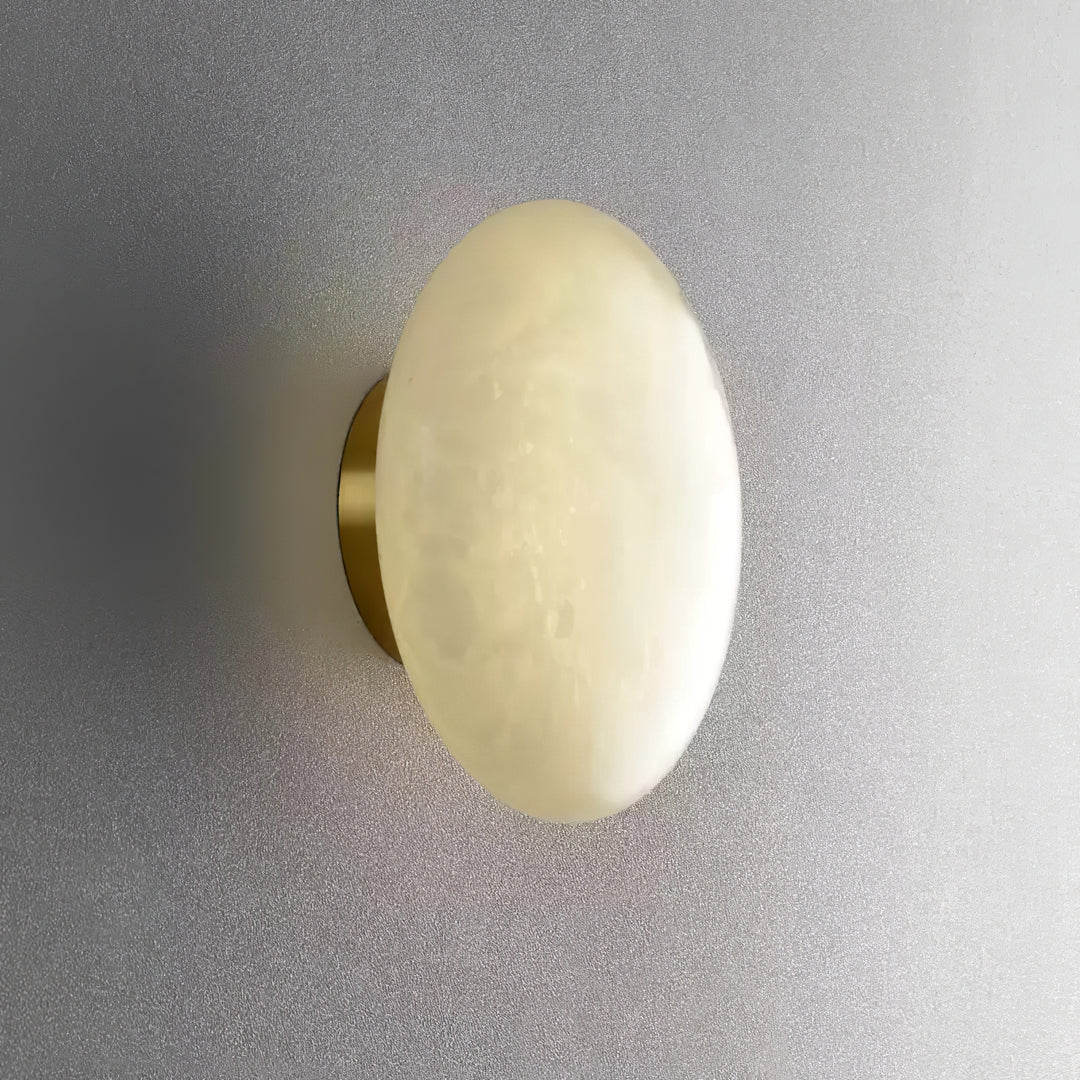 Alabaster Oval Ceiling Lamp - Vakkerlight