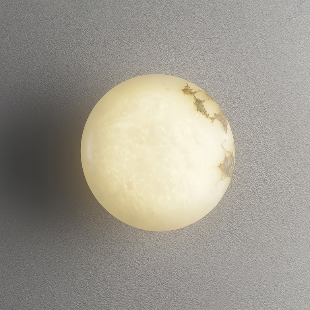 Alabaster Oval Ceiling Lamp - Vakkerlight