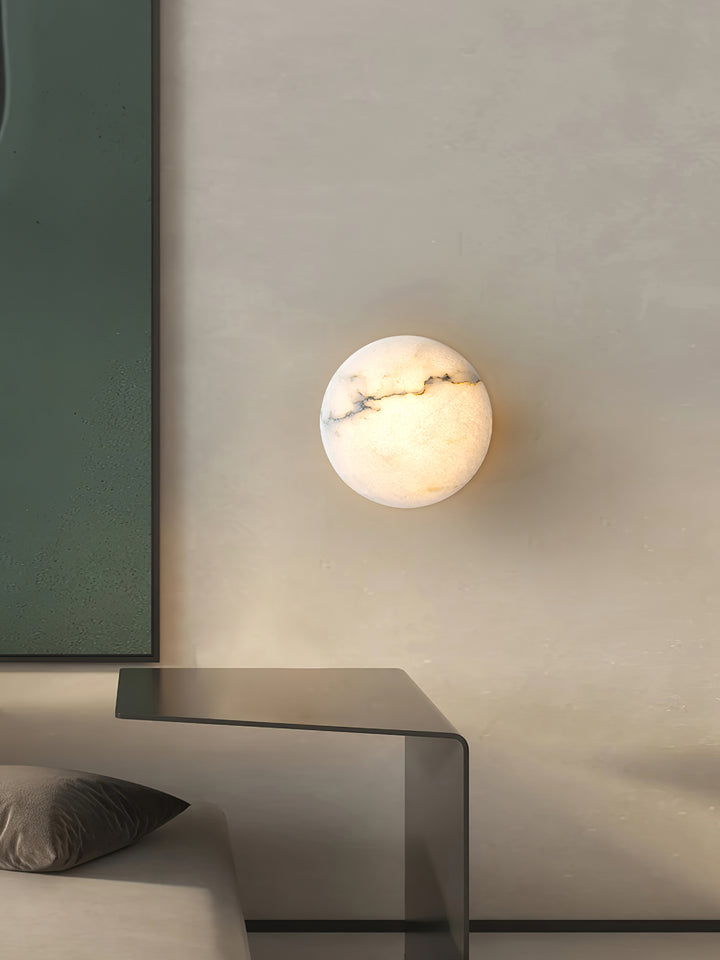 Alabaster Oval Ceiling Lamp - Vakkerlight