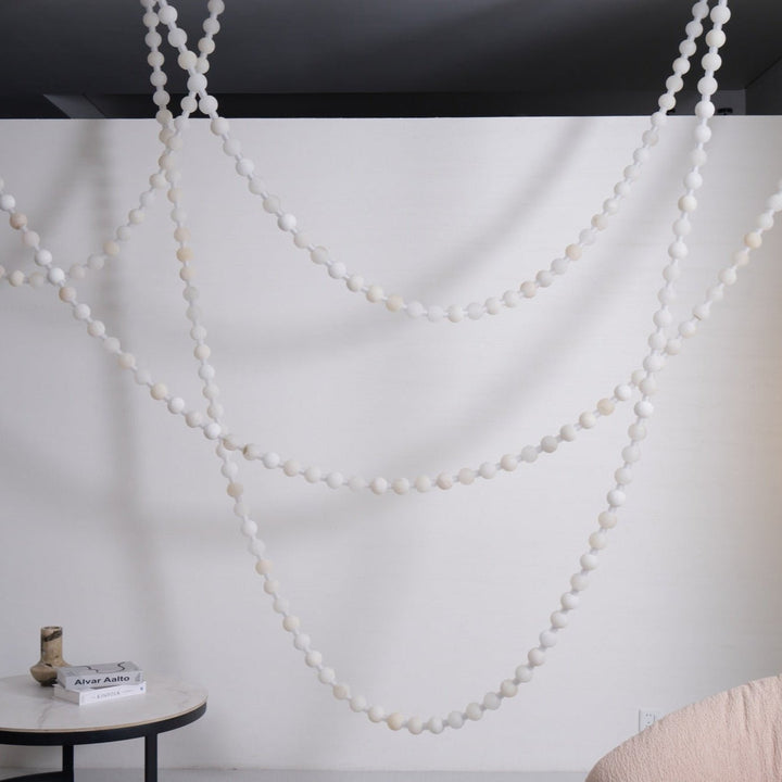 Alabaster Pearl Necklace Chandelier - Vakkerlight