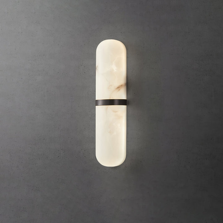 Alabaster Pill Wall Light