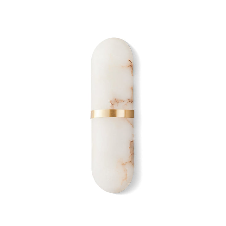 Alabaster Pill Wandleuchte