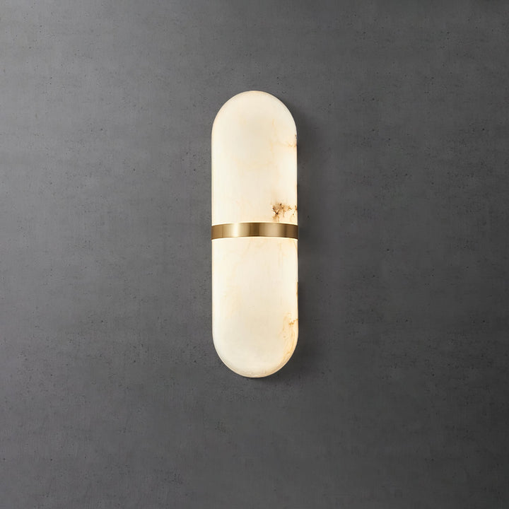 Alabaster Pill Wall Light