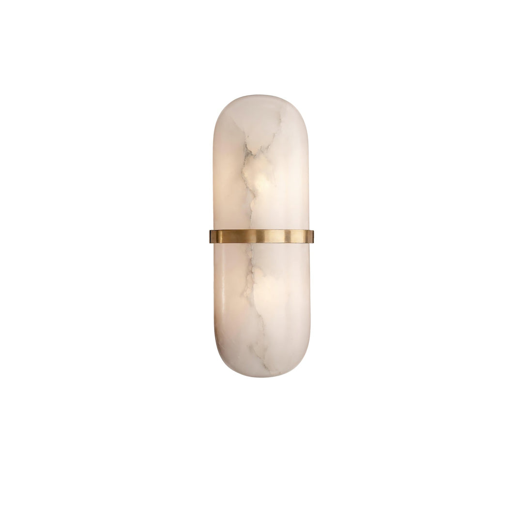 Alabaster Pill Wandleuchte