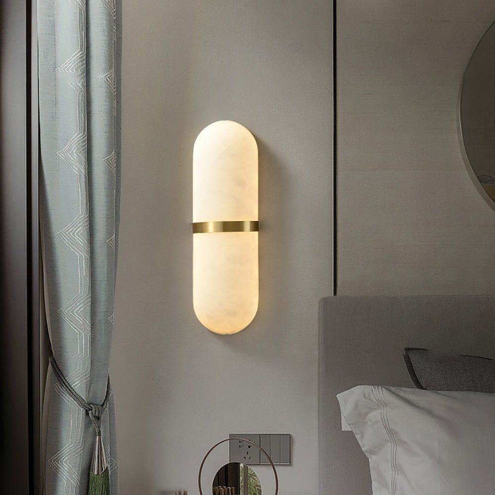 Alabaster Pill Wall Light - Vakkerlight