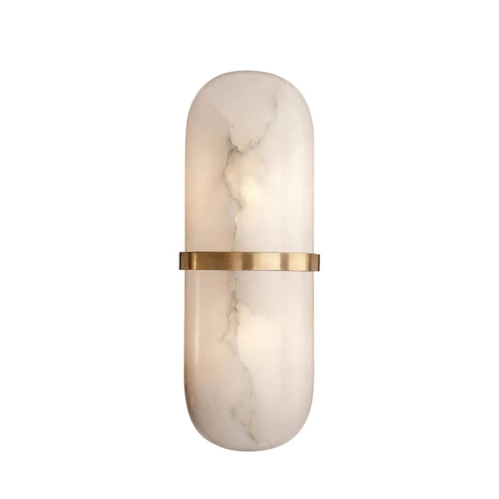 Alabaster Pill Wandleuchte