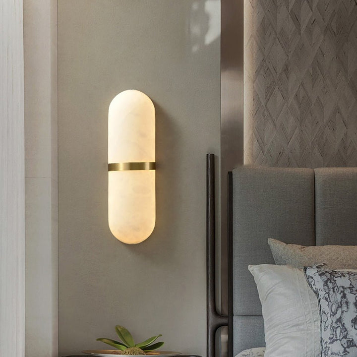 Alabaster Pill Wall Light - Vakkerlight