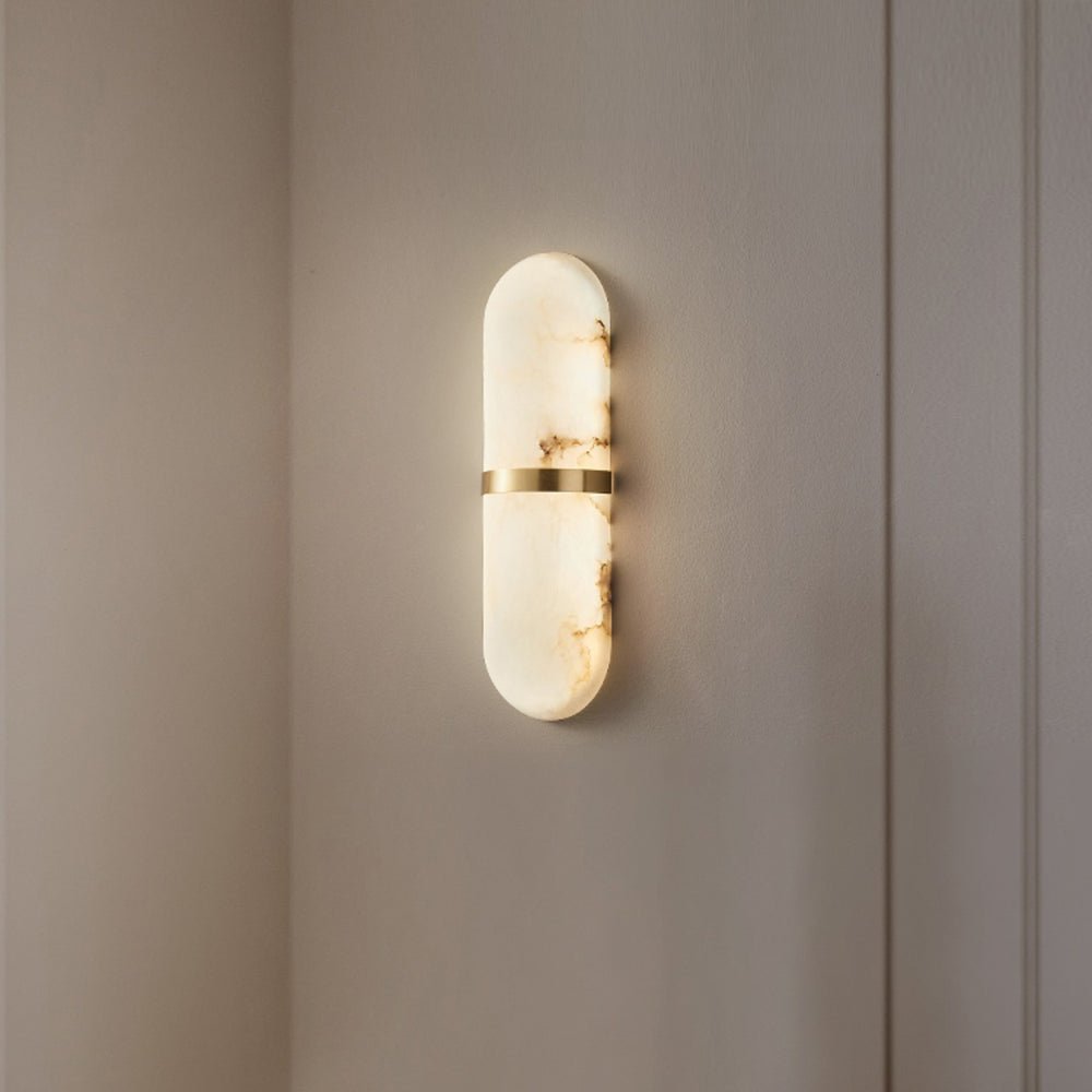 Alabaster Pill Wall Light - Vakkerlight