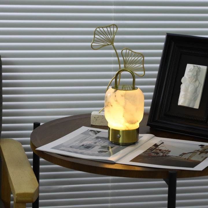 Alabaster Portable Rechargeable Table Lamp - Vakkerlight