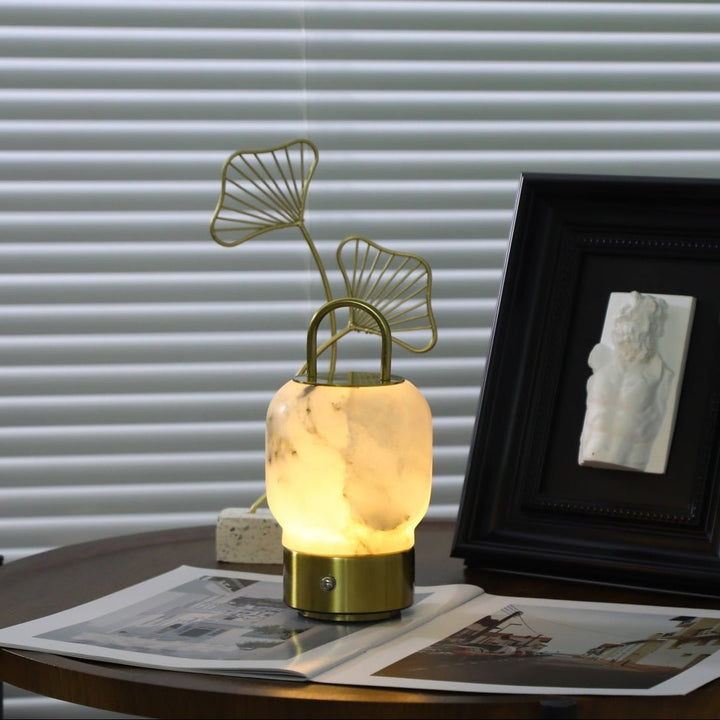 Alabaster Portable Rechargeable Table Lamp - Vakkerlight