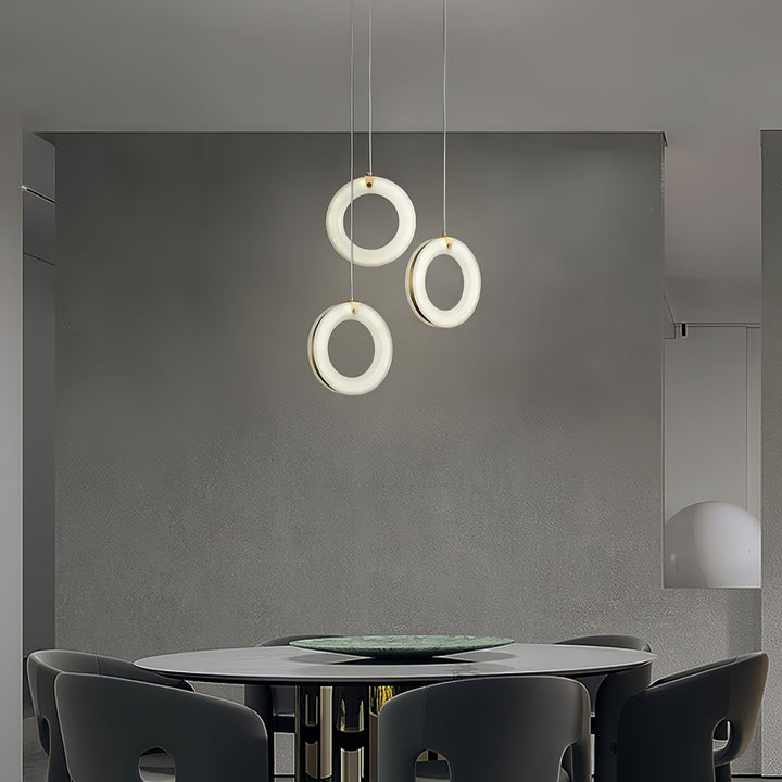 Alabaster Ring Pendant Light - Vakkerlight