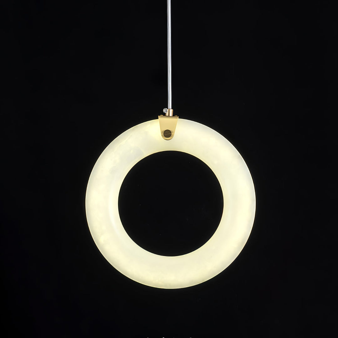 Alabaster Ring Pendant Light - Vakkerlight