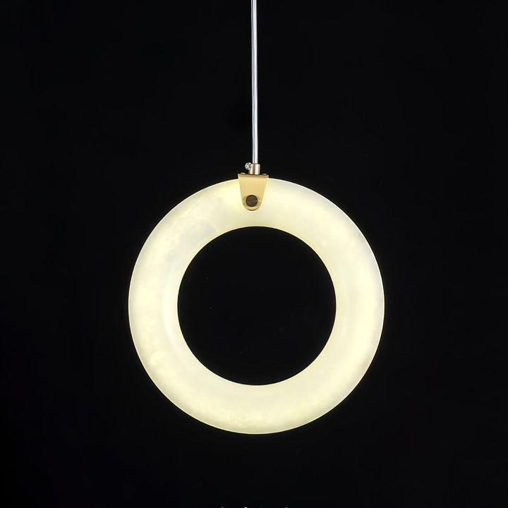 Alabaster Ring Pendant Light - Vakkerlight