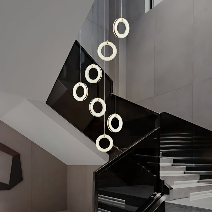 Alabaster Ring Pendant Light - Vakkerlight