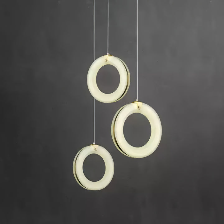 Alabaster Ring Pendant Light - Vakkerlight