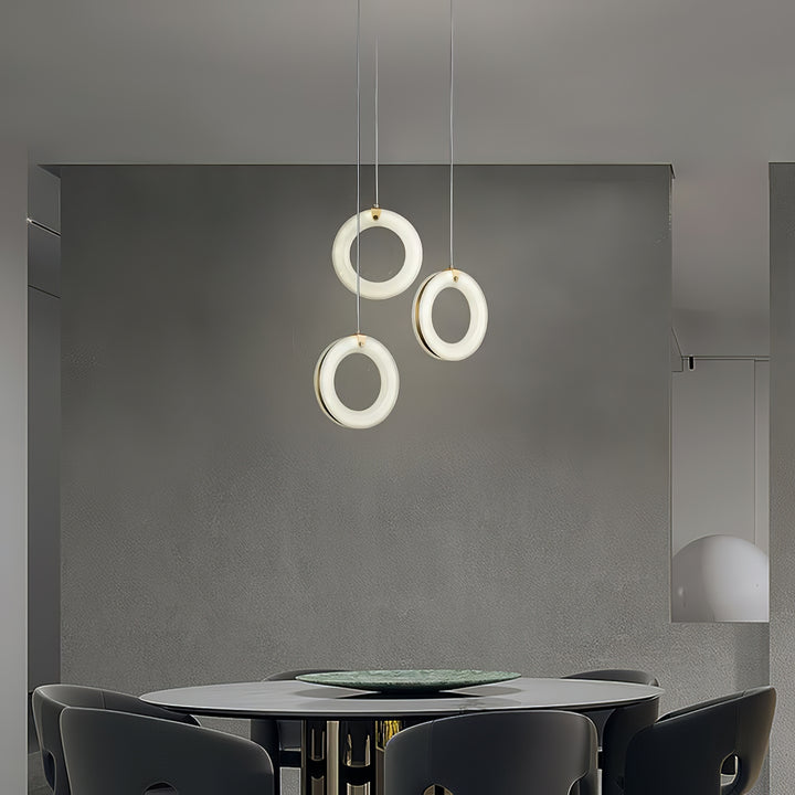 Alabaster Ring Pendant Light - Vakkerlight
