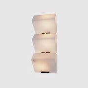 Alabaster-Treppenwandlampe