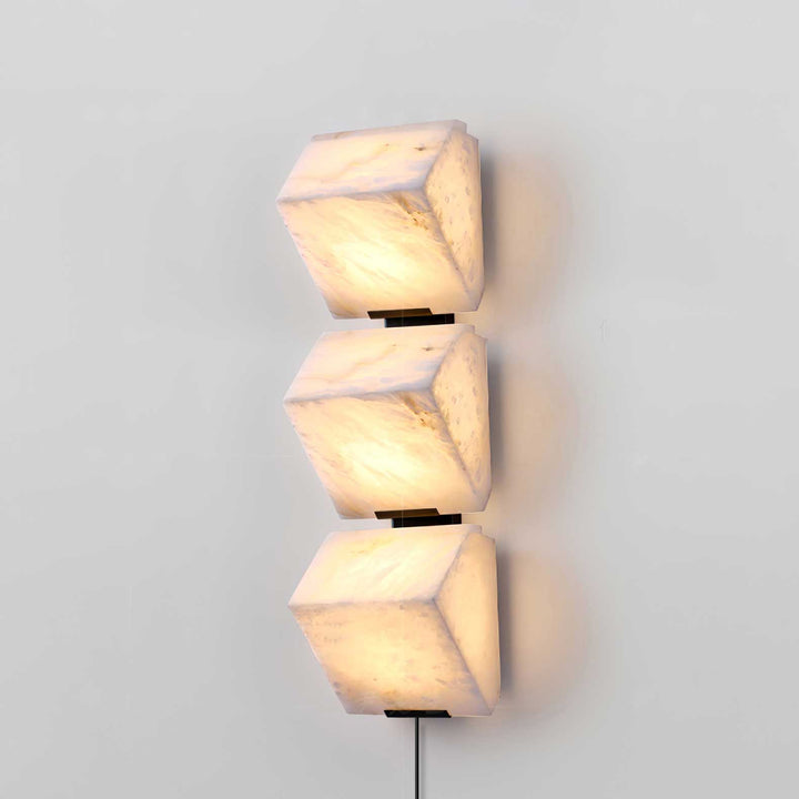 Alabaster Staircase Plug - in Wall Lamp - Vakkerlight