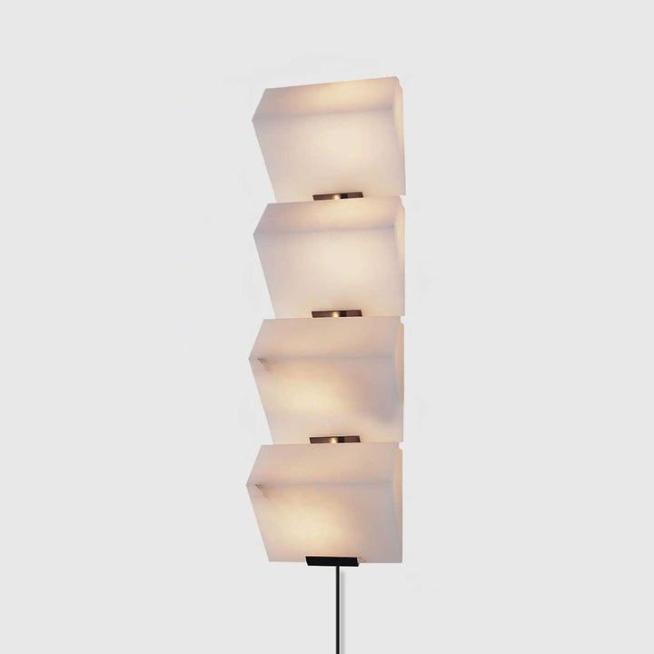 Alabaster Staircase Plug - in Wall Lamp - Vakkerlight