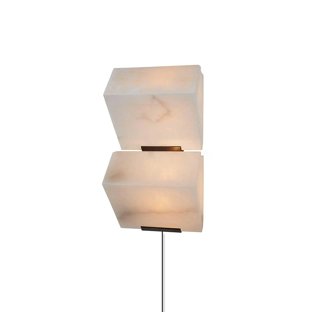 Alabaster Staircase Plug - in Wall Lamp - Vakkerlight