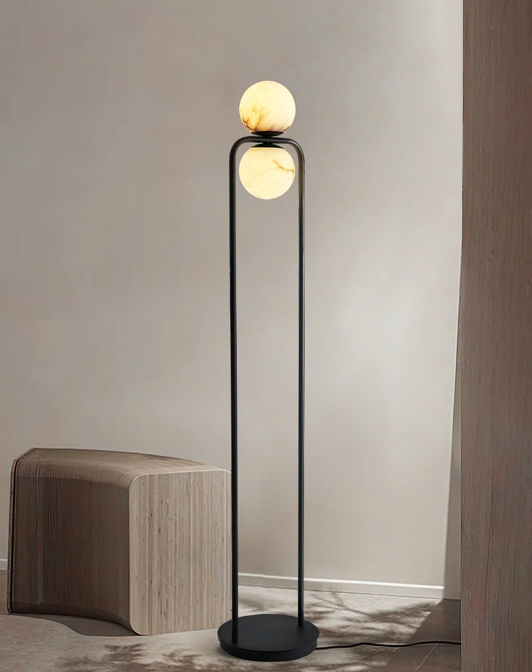 Alabaster Tribeca Floor Lamp - Vakkerlight