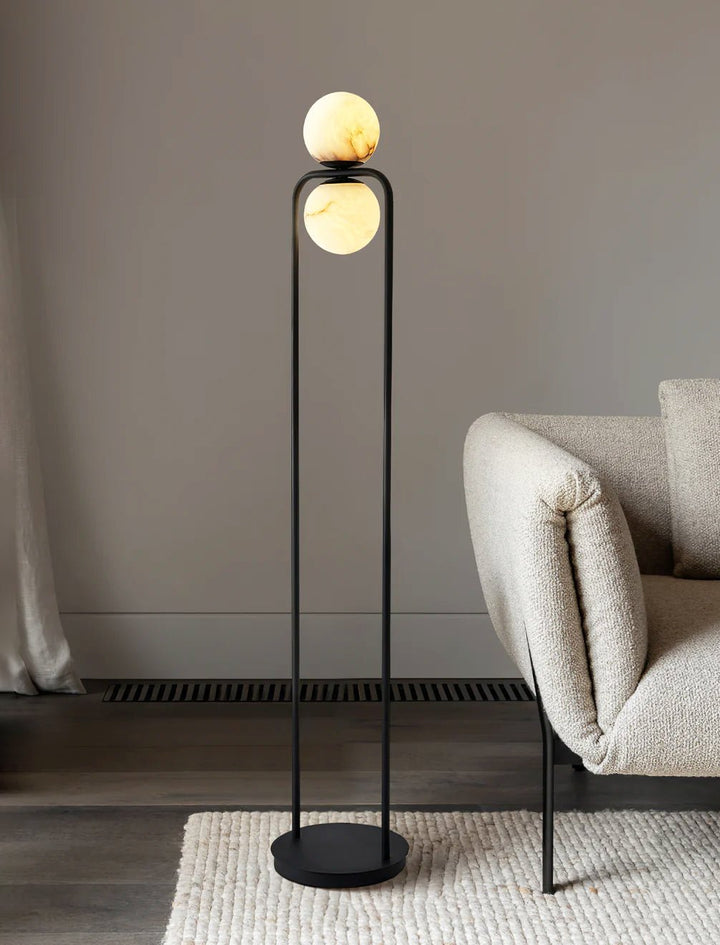 Alabaster Tribeca Floor Lamp - Vakkerlight