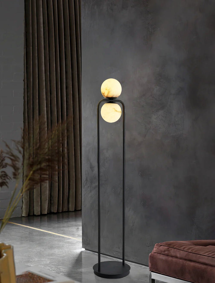 Alabaster Tribeca Floor Lamp - Vakkerlight