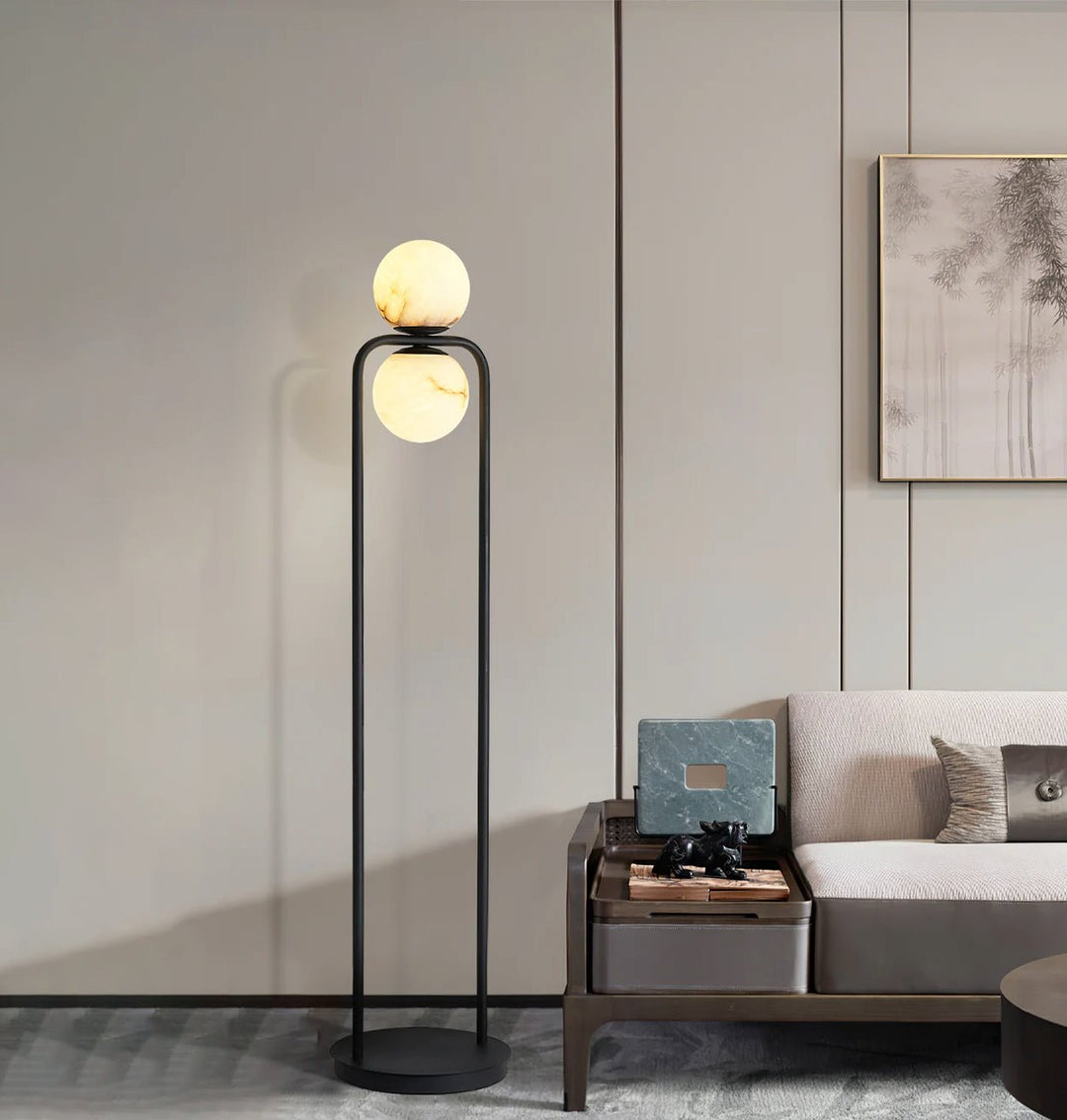 Alabaster Tribeca Floor Lamp - Vakkerlight