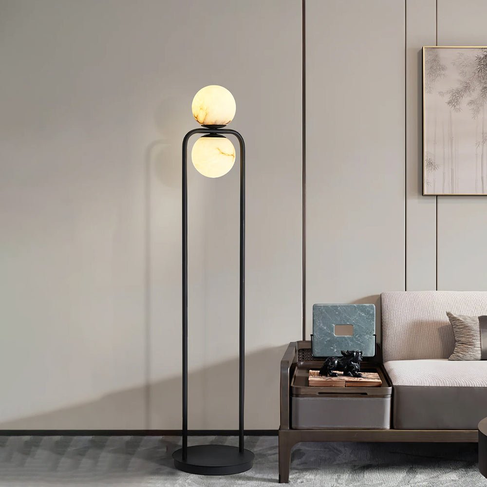 Alabaster Tribeca Floor Lamp - Vakkerlight