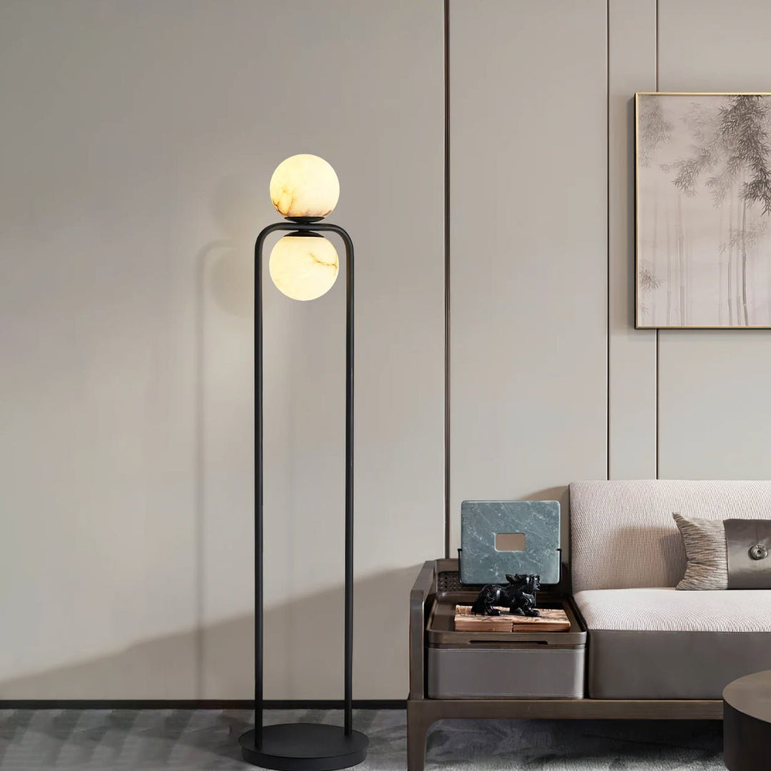 Alabaster Tribeca Floor Lamp - Vakkerlight