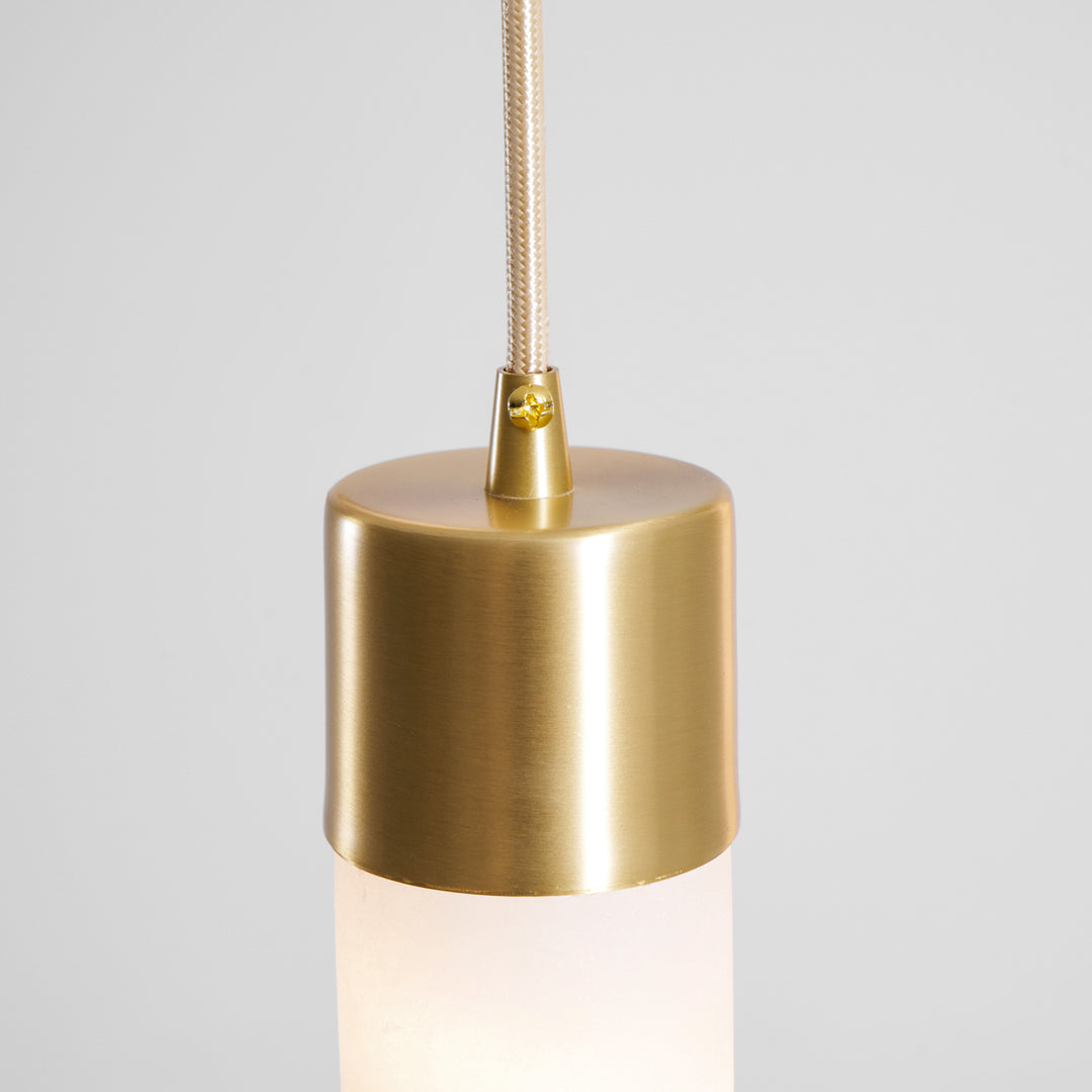 Alabaster Tube Brass Pendant Lamp – detail 12