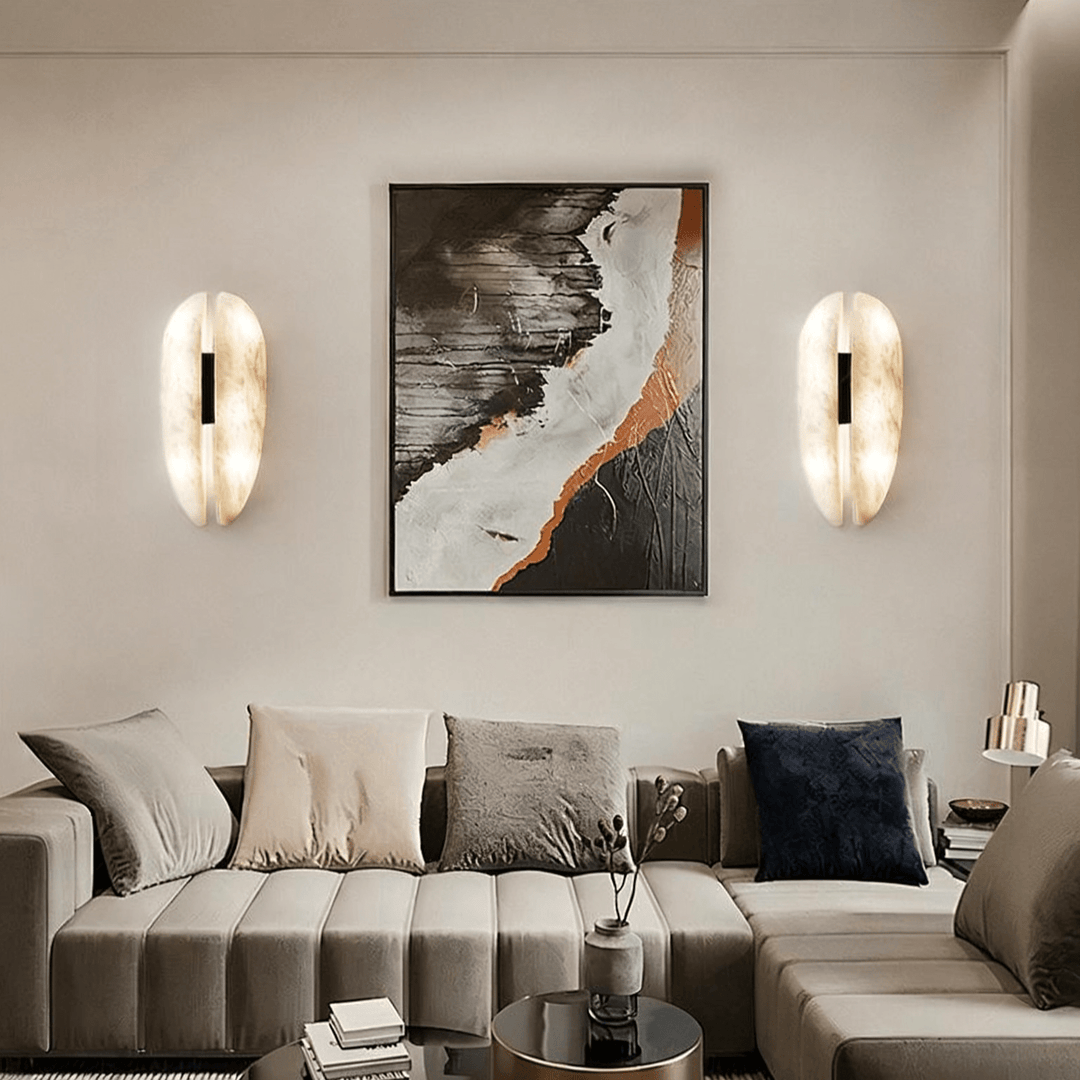 Alabaster Veil Wall Sconce - Vakkerlight