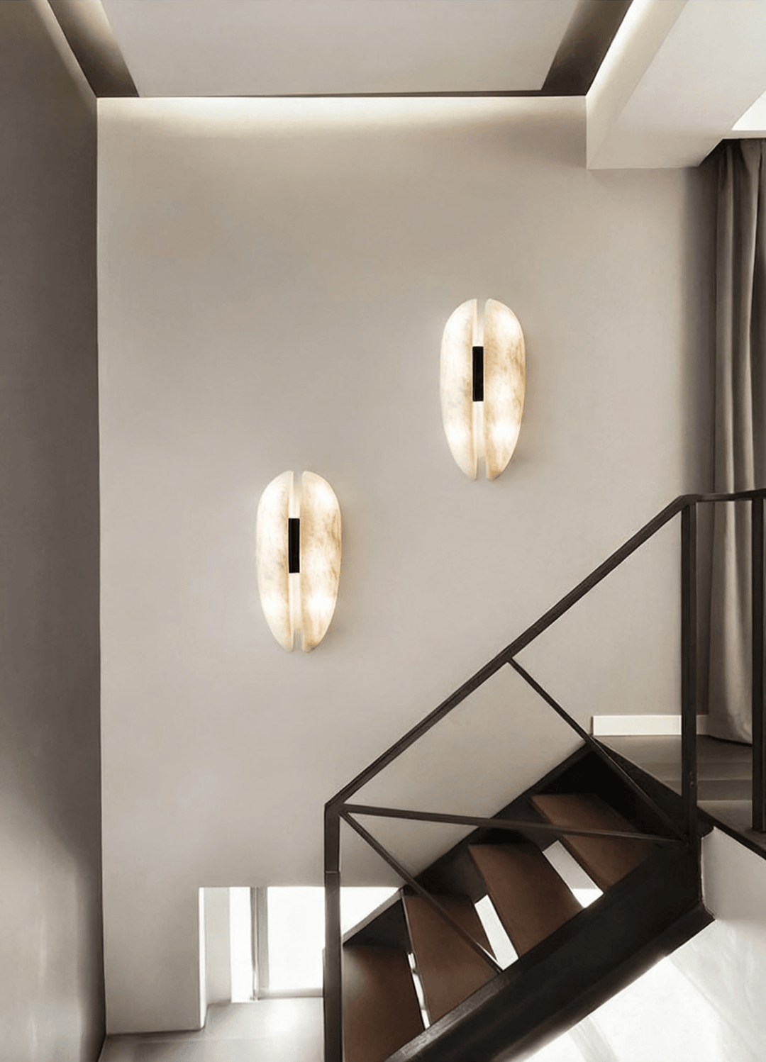 Alabaster Veil Wall Sconce - Vakkerlight