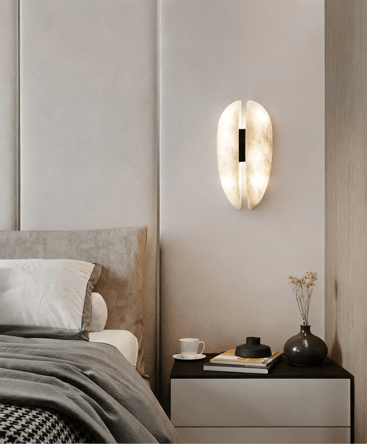 Alabaster Veil Wall Sconce - Vakkerlight