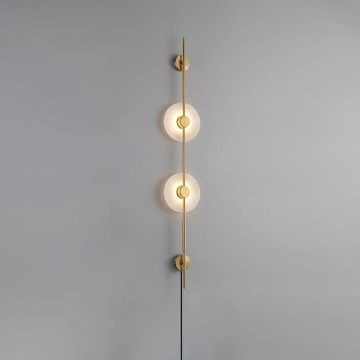 Alabaster Vertical Plug - in Wall Sconce - Vakkerlight